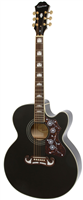 Epiphone, J-200 EC Studio (Solid Top; Fishman Presys), Black