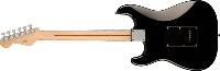 Squier, Sonic™ Stratocaster® HSS, Maple Fingerboard, Black Pickguard, Black
