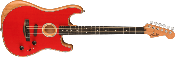 Fender, American Acoustasonic® Strat®, Ebony Fingerboard, Dakota Red
