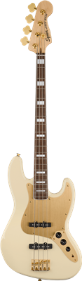 Squier, 40th Anniversary Jazz Bass®, Gold Edition, Laurel Fingerboard, Gold Anod