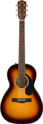Fender, CP-60S Parlor, Walnut Fingerboard, Sunburst