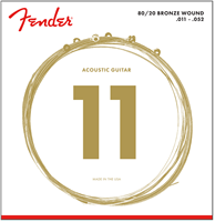 Cordes Acoustique Fender 80/20 BRONZE - 11-52