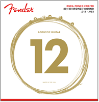 Cordes Acoustiques Dura Tone Coated 80/20 Fender 12-52 880L
