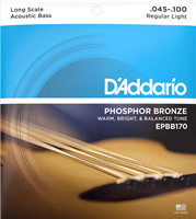 Cordes d'Addario pour basse acoustique 045-100