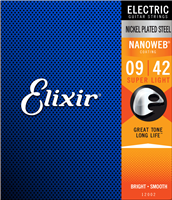 Cordes Electriques Elixir Custom Light Nanoweb AntiRust 9-42