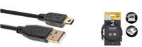 Câble USB 2.0, Série N - mini USB A mâle / USB A mâle