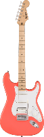 Squier, Sonic™ Stratocaster® HSS, Maple Fingerboard, White Pickguard, Tahitian C