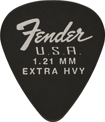 Fender Médiator 351 Shape, Dura-Tone 1.21, Black (12)