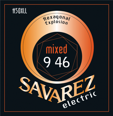 Savarez, Cordes guitare électrique HEXAGONAL EXPLOSION 09-46
