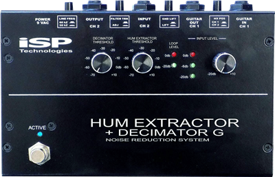 ISP TECHNOLOGIES, HUM EXTRACTOR + DECIMATOR G, noise gate