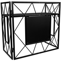 Plugger Stand DJ Tubulaire Event Stage Noir