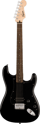 Squier, Sonic™ Stratocaster® HT H, Laurel Fingerboard, Black Pickguard, Black