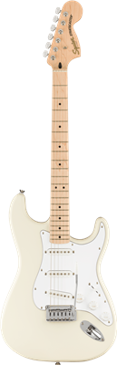 Squier, Affinity Series™ Stratocaster®, Maple Fingerboard, White Pickguard, Olym