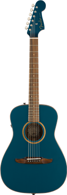 Fender, Malibu Classic, Pau Ferro Fingerboard, Cosmic Turquoise w/bag