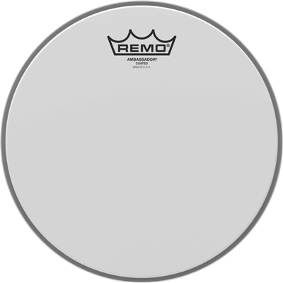 Peau Ambassador sablée 10" pour tom /caisse claire