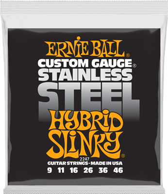Cordes Ernie Ball Hybrid Slinky 9-46 Sans Nickel