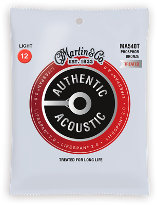 Cordes Acoustiques Martin Authentic Treated, Light, 92/8