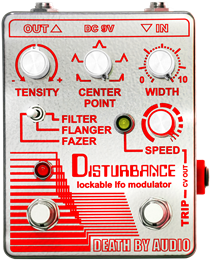 DEATH BY AUDIO, DISTURBANCE, modulation