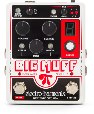 ELECTRO-HARMONIX, BIG MUFF HARDWARE PLUGIN, fuzz