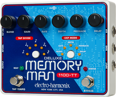 ELECTRO-HARMONIX, DELUXE MEMORY MAN 110 W/TT, délai