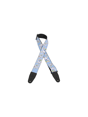 Courroie guitare polyester, motif série sonic art design 132