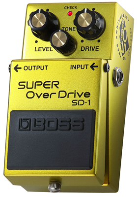 Boss, Overdrive SD-1-B50A 50e anniversaire - Edition Limitée