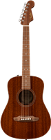 Fender, Guitare Acoustique California Standard Redondo™ Mini, Natural Sapele
