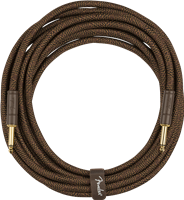 Fender, Paramount 18.6' Acoustic Instrument Cable, Brown