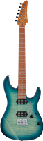 Ibanez, Guitare Électrique AZ24S1F Transparent Turquoise Burst